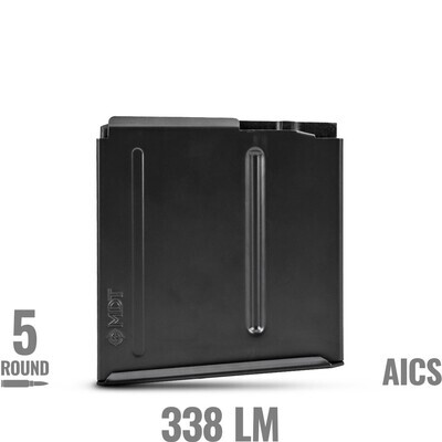 MDT 5 Round Metal Magazine 4.050&quot; - 338LM Black