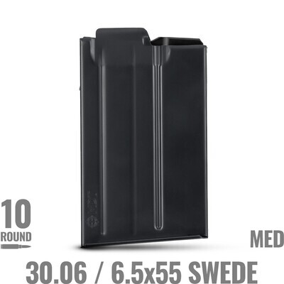 MDT 10 Round Metal Magazine - 30.06 / 6.5x55 Swede / 6.5-284 Norma Black