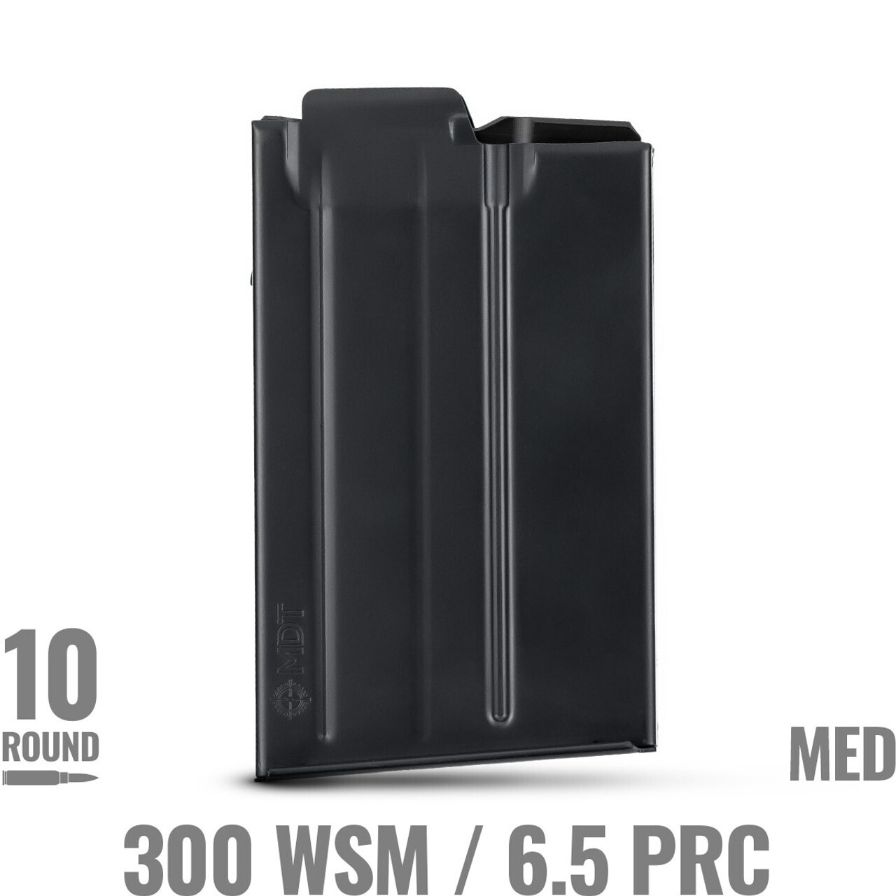MDT 10 Round Metal Magazine - .300 WSM / 6.5 PRC Black