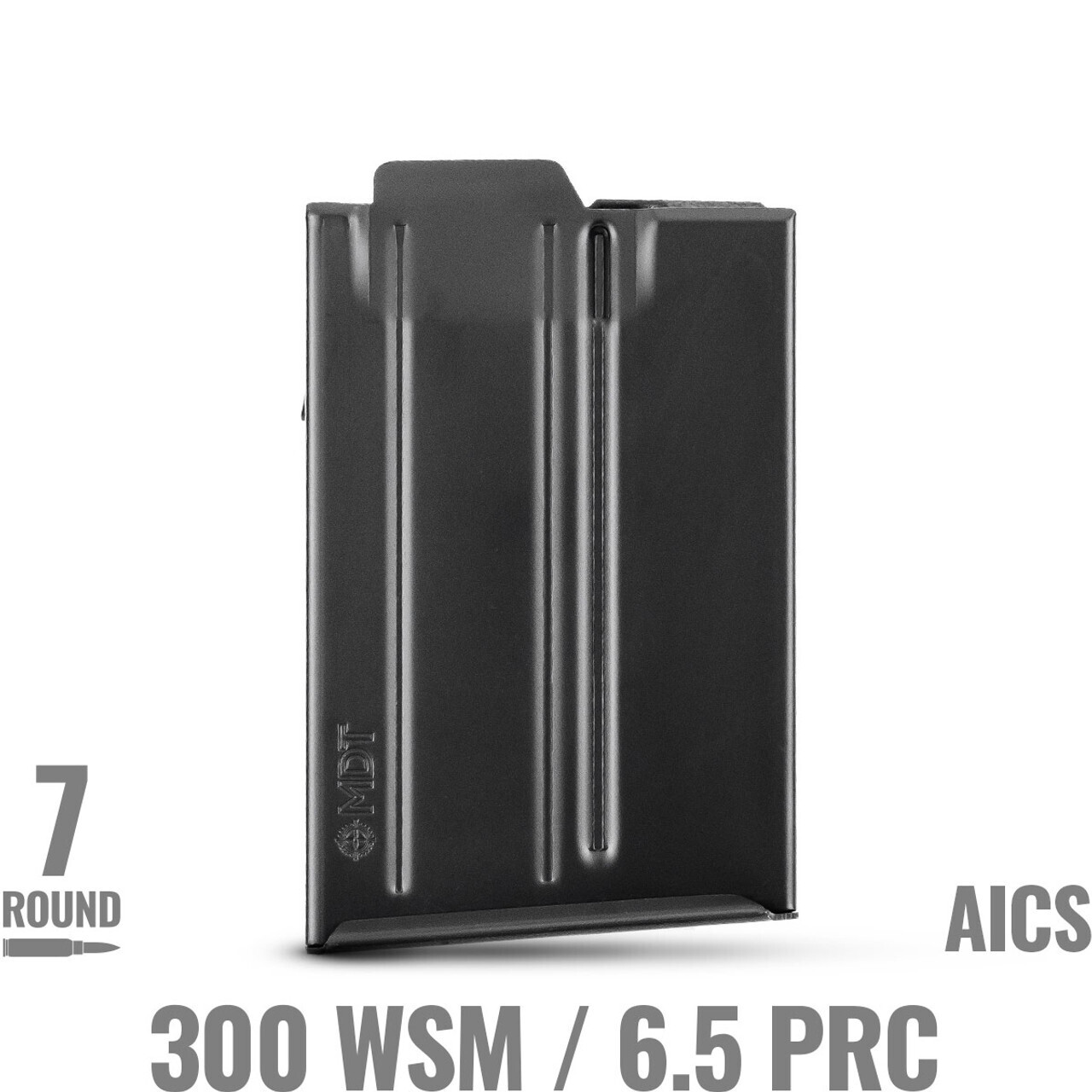 MDT 7 Round Metal Magazine - .300 WSM / 6.5 PRC Black