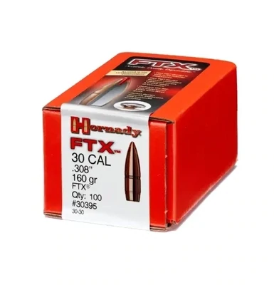 Hornady 30 Cal .308 160 gr FTX (30-30 Win) (100)