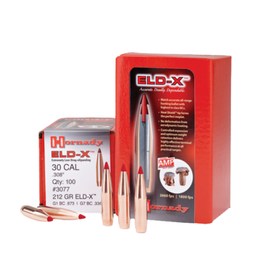 Hornady 7mm .284 162 gr ELD-X (100)