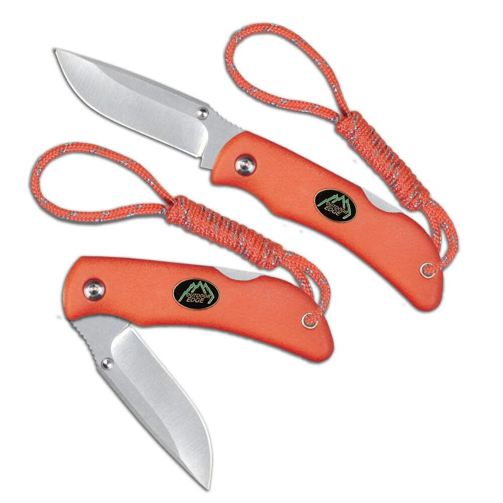 Outdoor Edge MiniBlaze Knife (Blaze-Orange)