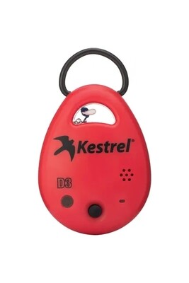 Kestrel DROP D3 Wireless Temperature, Humidity &amp; Pressure Data Logger (Red)