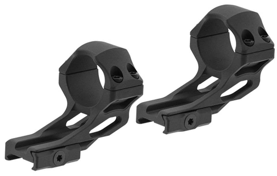 UTG ACCU-SYNC® 30mm High Profile 37mm Offset Picatinny Scope Rings - Black