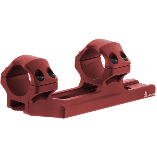 UTG ACCU-SYNC® 1&quot; Medium Profile 50mm Offset Picatinny Scope Rings - Red