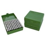 MTM Ammo Box 100 Rd 9mmp/ 380 ACP Green