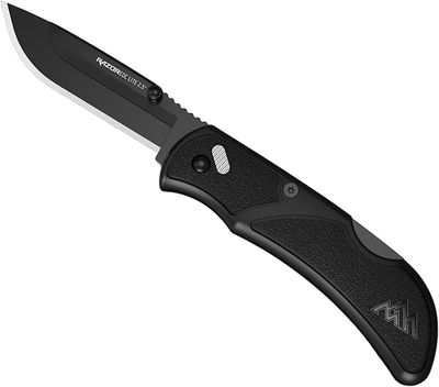 Outdoor Edge 2.5&quot; RazorEDC Lite 2-Blade Replaceable Carry Knife - Black