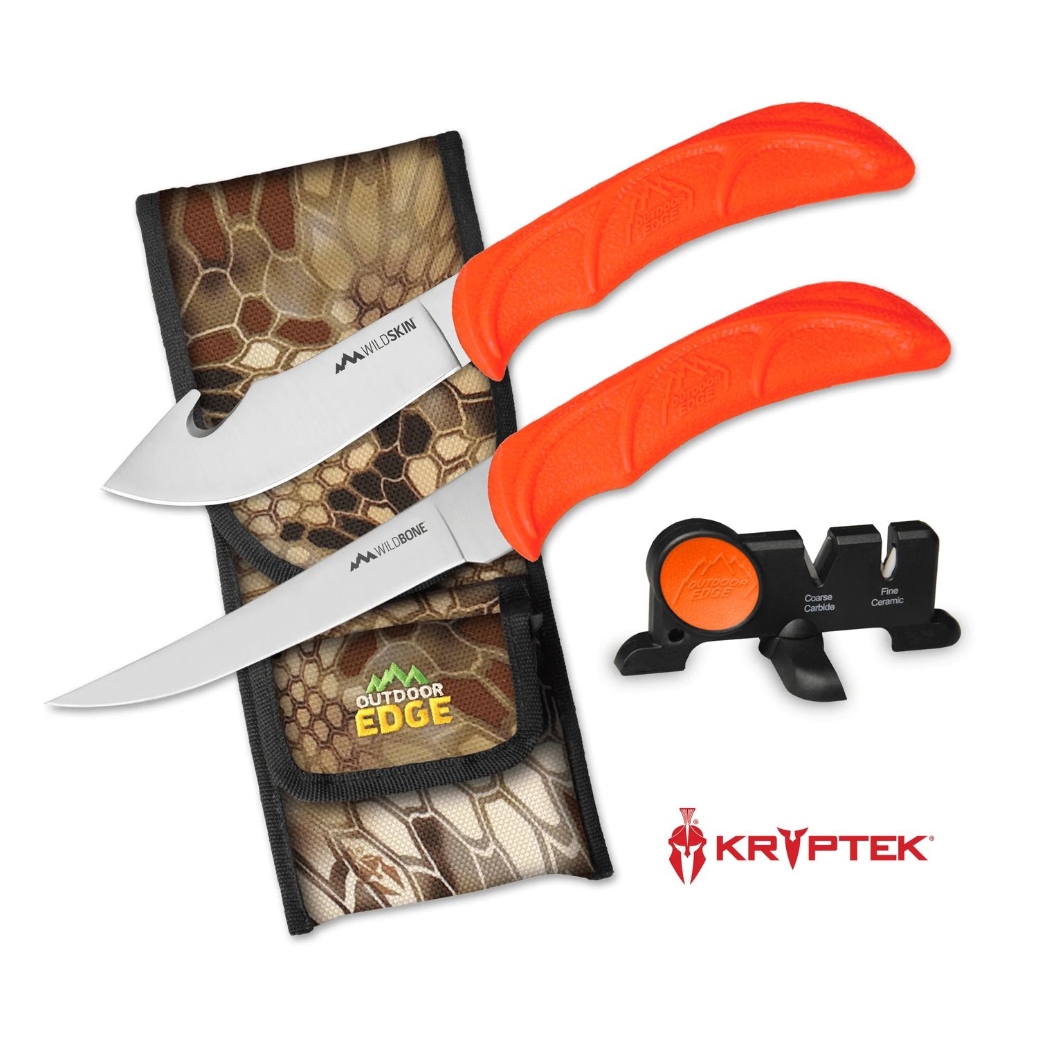 Outdoor Edge WildBone, WildSkin &amp; 2-Stage Sharpener