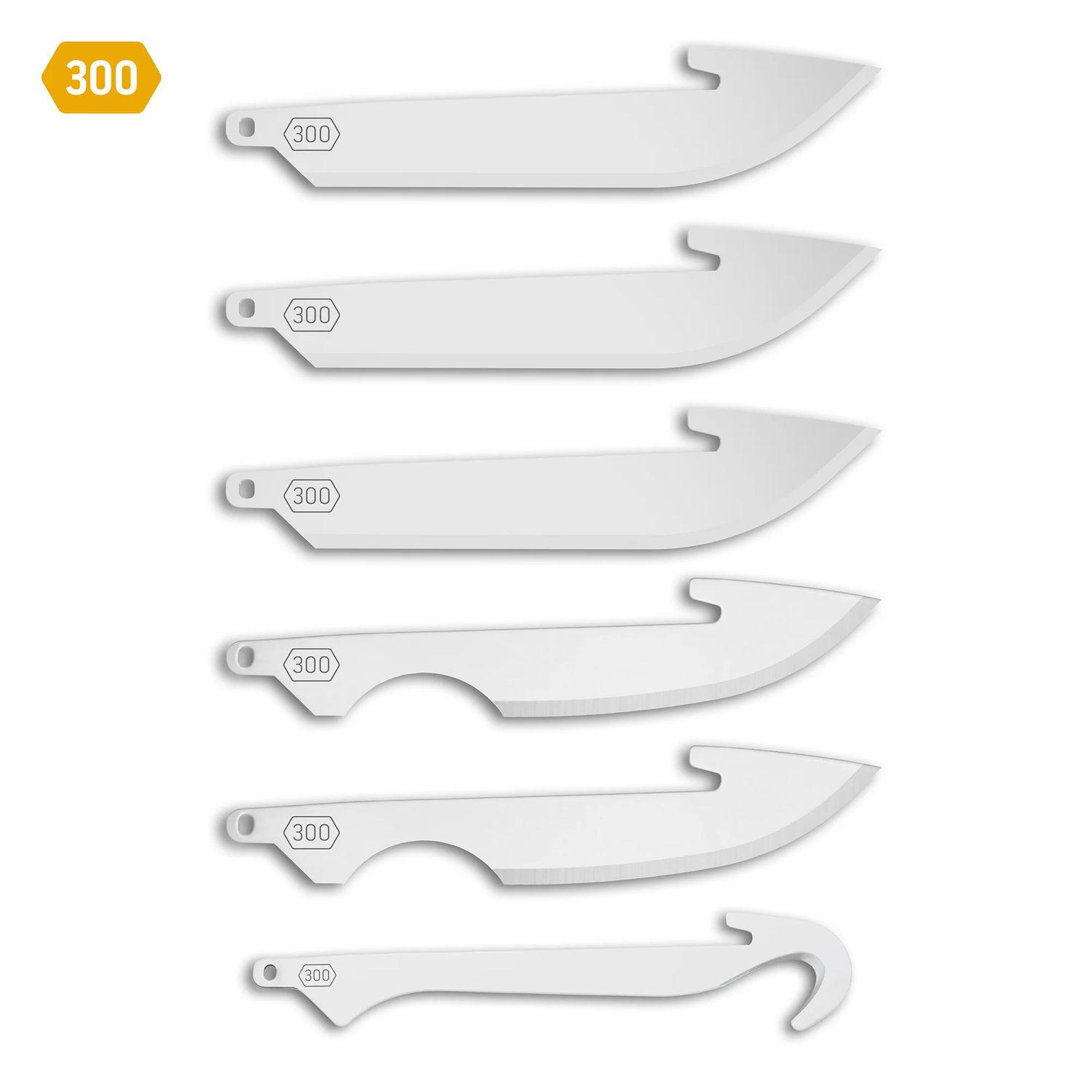 Outdoor Edge 3.0&quot; Combo Replacement Blades 6-Pack