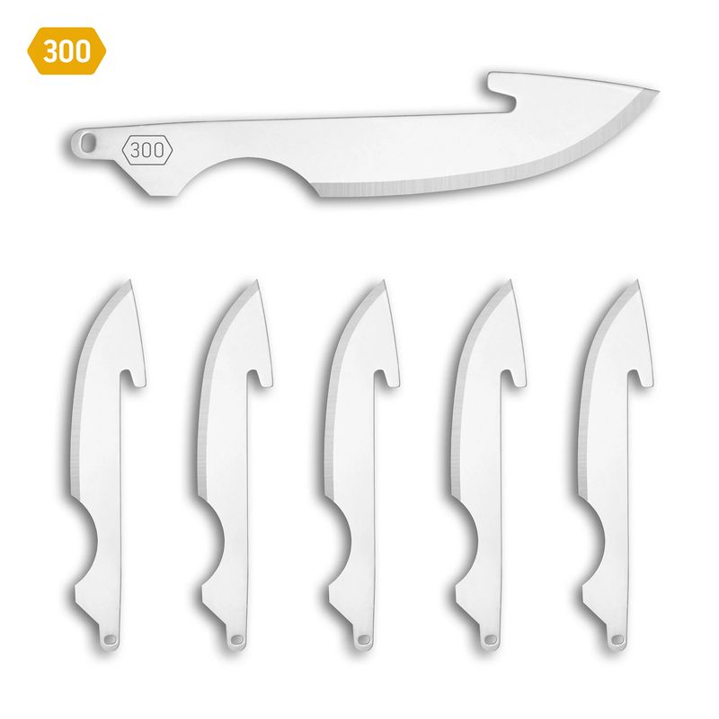 Outdoor Edge 3.0&quot; Caping Replacement Blades 6-Pack