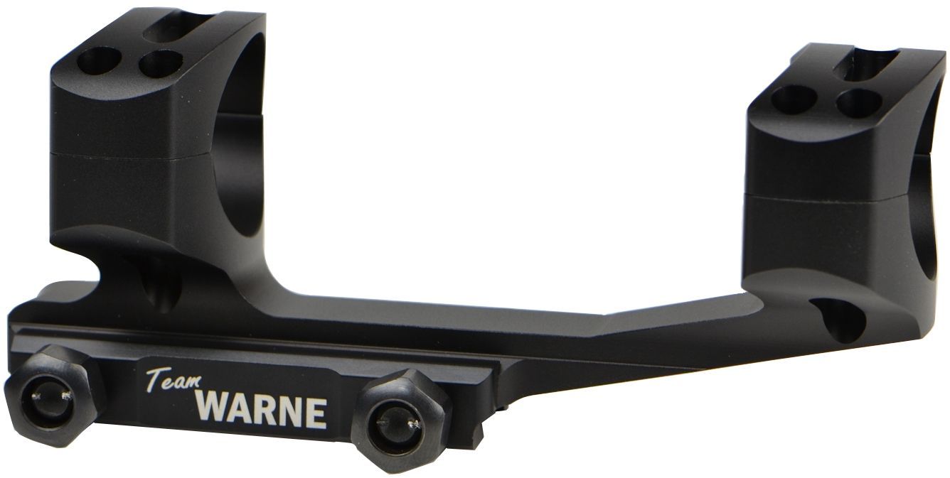 Warne 1&quot; 2nd Gen Skeleton MSR Mount, Black XSKEL1TW