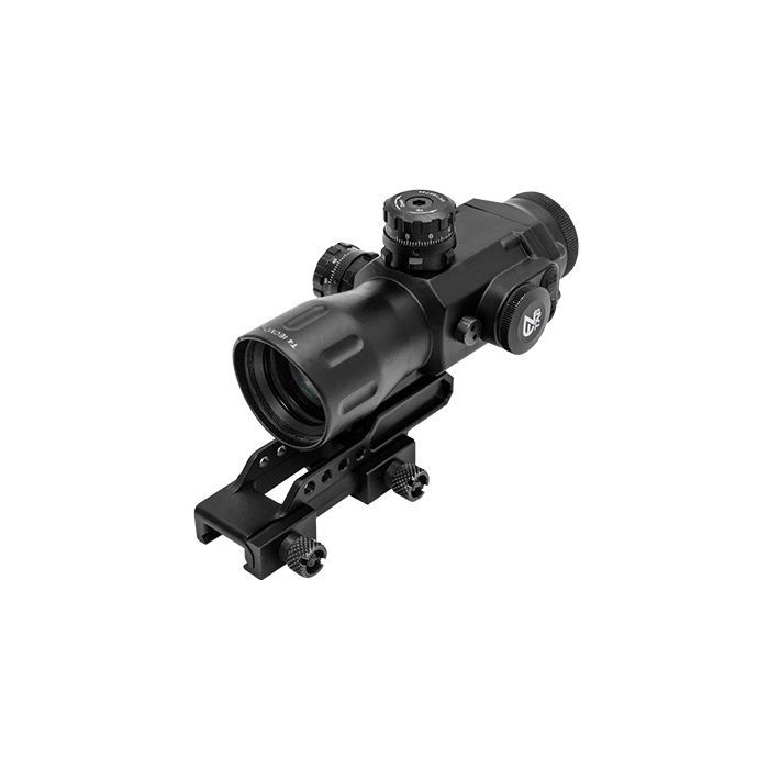 UTG Compact Prismatic 4X32 T4 Scope, 36-Color, T-DOT