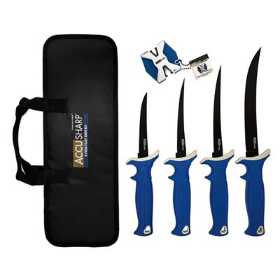 AccuSharp 6-Piece Fillet Knife Kit with Sharpener