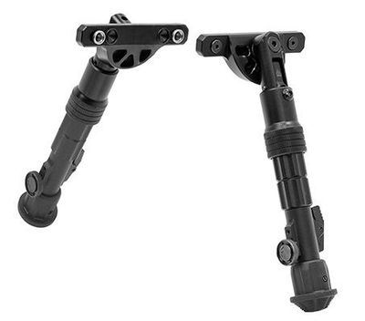 UTG Recon Flex KeyMod Bipod, Matte Black, Cent. Ht. 5.7&quot;-8&quot;