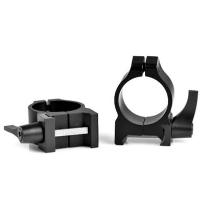 Warne Qd Ringset - 1&quot; Low Matt 200Lm