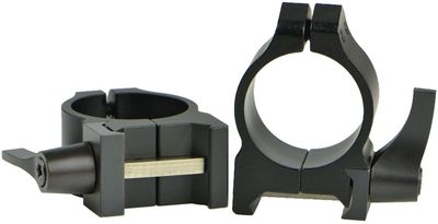 Warne Qd Ringset 34mm Low Matte 220LM