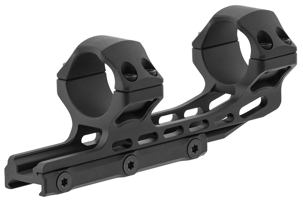 UTG ACCU-SYNC® 30mm High Profile 50mm Offset Picatinny Cantilever Mount Scope Rings - Black