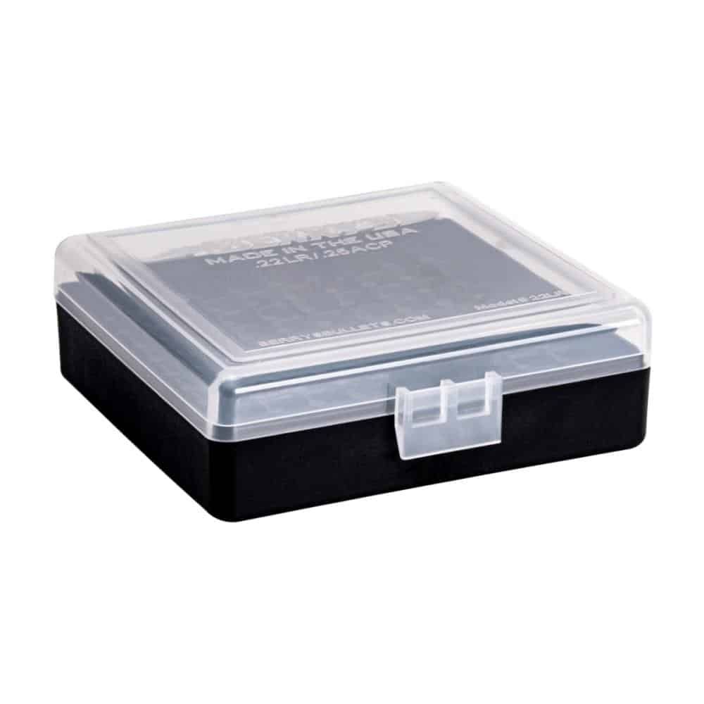 Berry&#39;s Ammo Box #22LR .22 Long Rifle 100 Round Clear