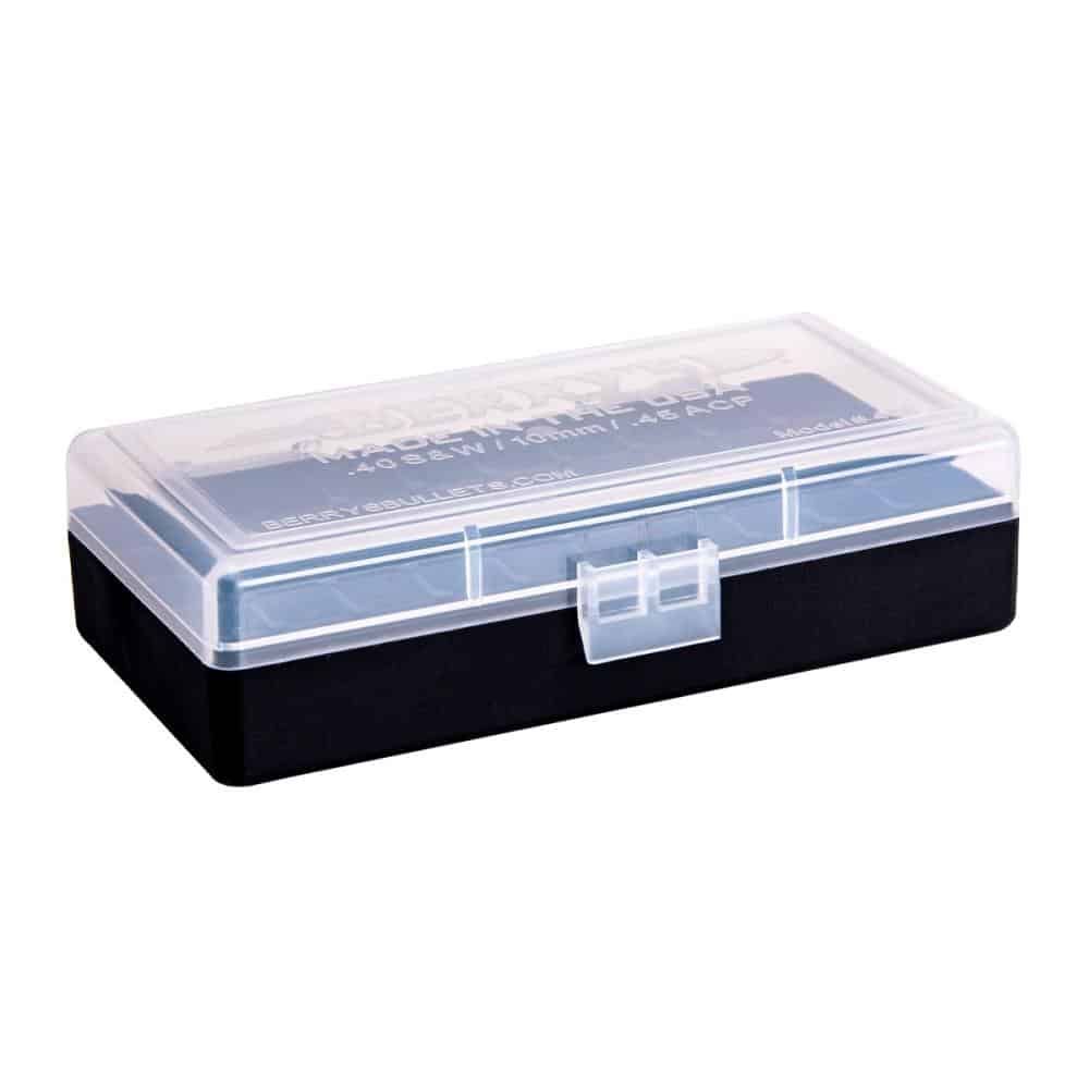 Berry&#39;s Ammo Box #408 40/45ACP-50Rd Clear