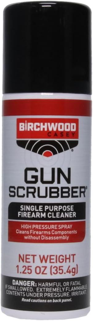Birchwood Casey Gun Scrubber Single Purpose Firearms Cleaner, 1.25 Fl. Oz. Aerosol