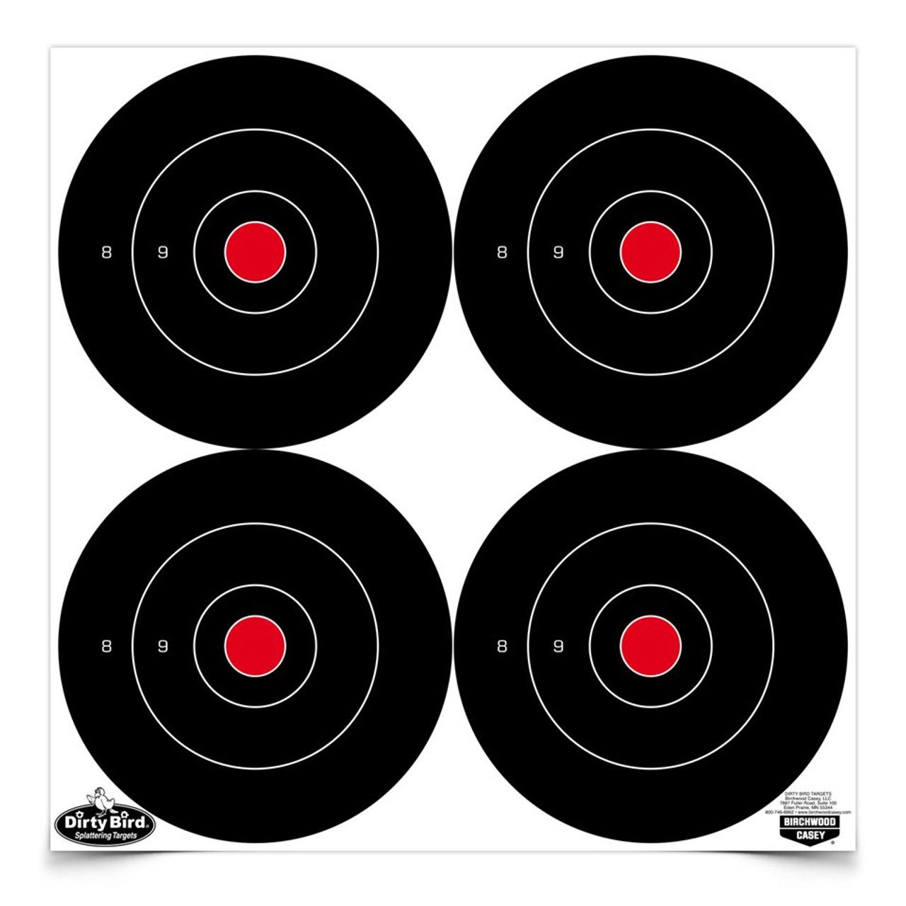 Birchwood Casey Dirty Bird® 6 Inch Bull&#39;s-Eye Target