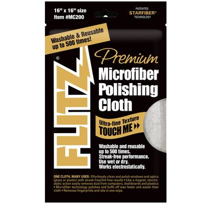 Flitz Microfibre Polish Cloth 16&quot;X16&quot;