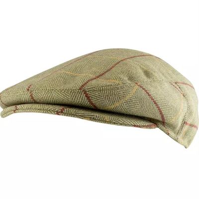 Jack Pyke Wool Blend Flat Cap Tweed 58