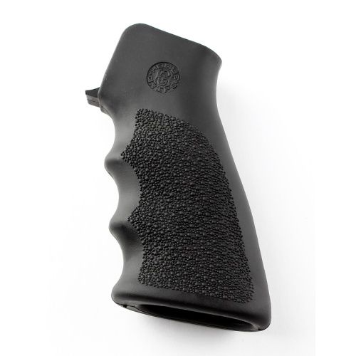 Hogue AR-15 / M16: OverMolded Rubber Grip with Finger Grooves - Black