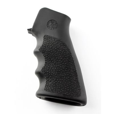 Hogue AR-15 / M16: OverMolded Rubber Grip with Finger Grooves - Black