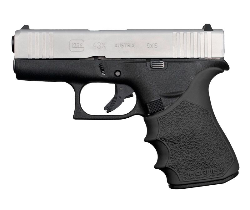 Hogue HandALL® Beavertail Grip Sleeve Glock 43X, 48 - Black