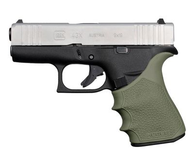 Hogue HandALL® Beavertail Grip Sleeve Glock 43X/48 - Olive Drab Green