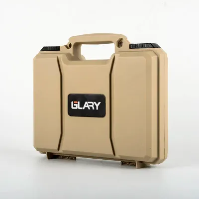 Glary Single Handgun Case Tan