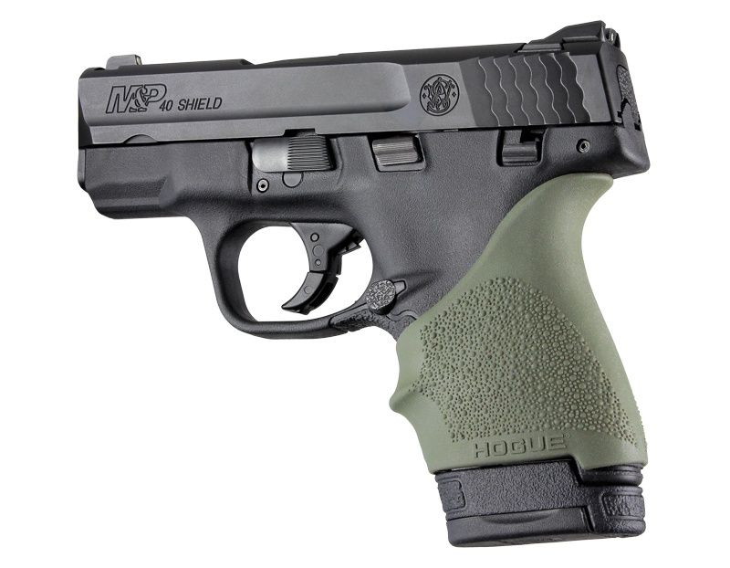 Hogue HandALL® Beavertail Grip Sleeve - Olive Drab Green