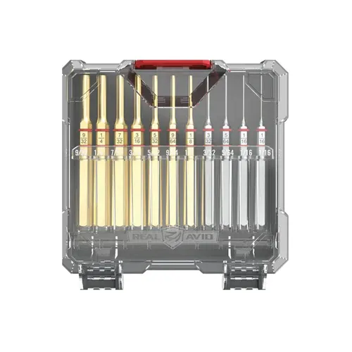 Revo Accu 11pc Std Brass &amp; Steel Punch Set