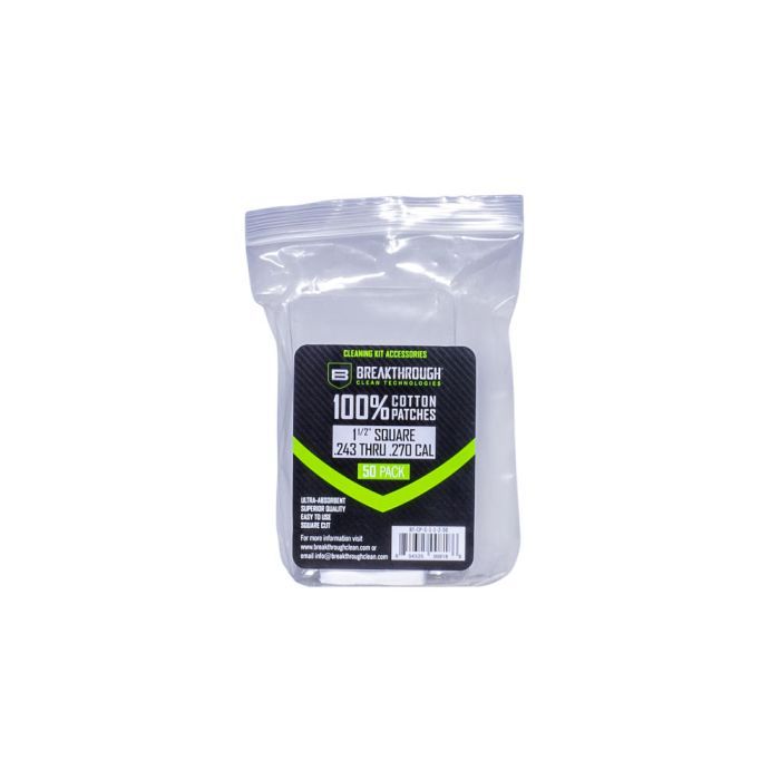 Breakthrough Cotton Patches 1.5&quot; Square 50s