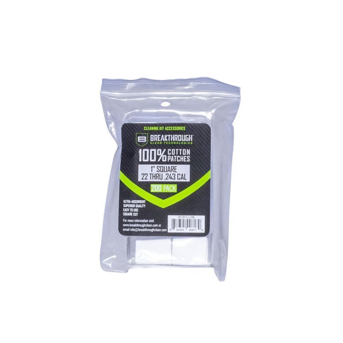 Breakthrough Cotton Patches 1&quot; Square 200s