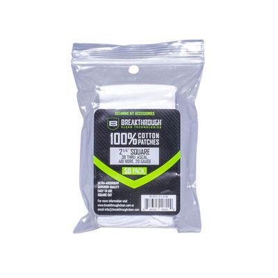 Breakthrough Cotton Patches 2.25&quot; Square 50s