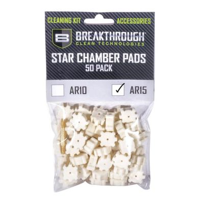 Breakthrough AR-15 Chamber Star Pads, 8-32 w/Adapter, 50s