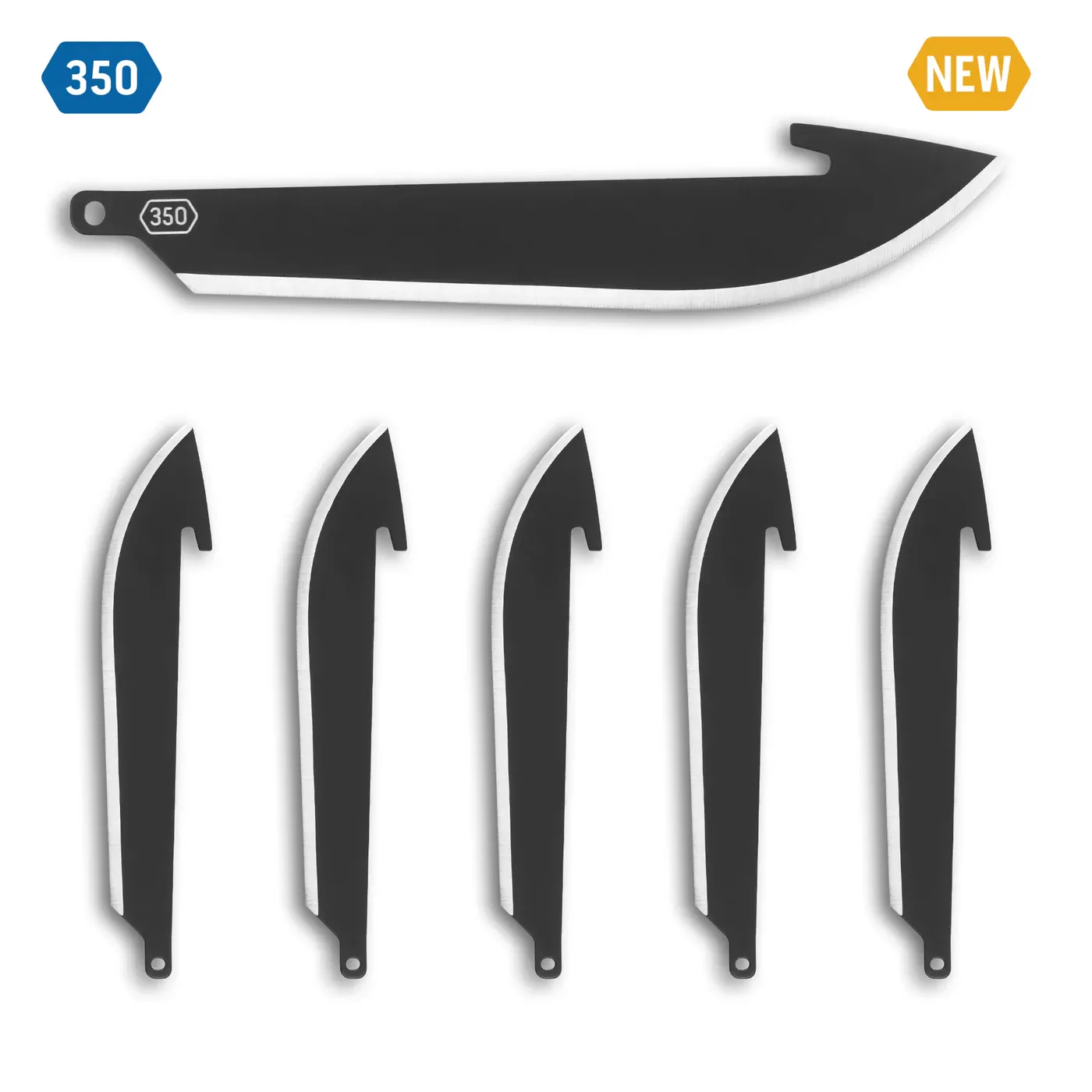 Outdoor Edge 3.5 Drop-Point Blades 6-Pack