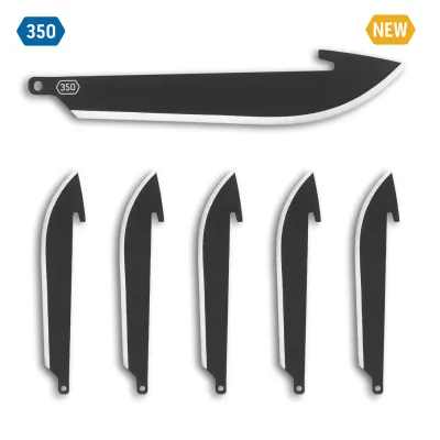 Outdoor Edge 3.5 Drop-Point Blades 6-Pack