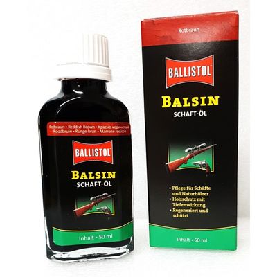 Ballistol Balsin Stock Oil 50ml - Reddish Brown