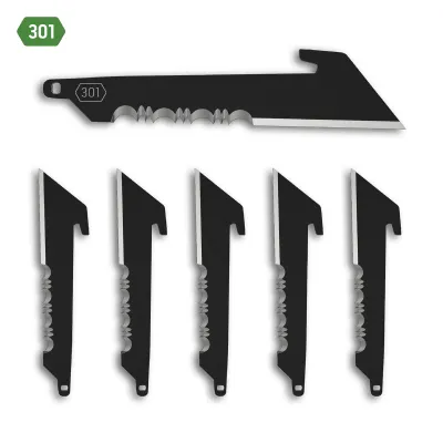 Outdoor Edge 3&quot; Utility Serrated Blades 6-Pack