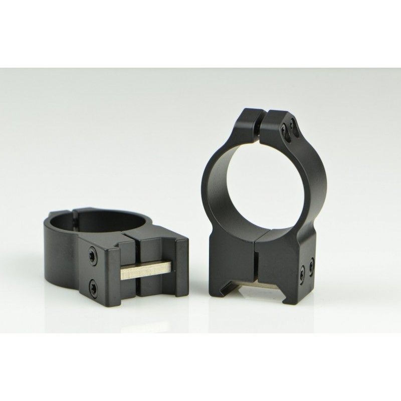 Warne Max Steel 30mm PA Fixed High Matte Rings