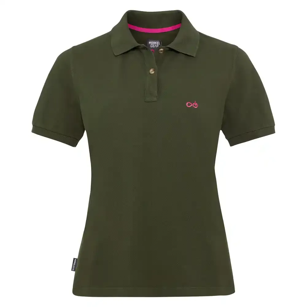 Merkel Gear Organic Polo Shirt Olive Green Medium