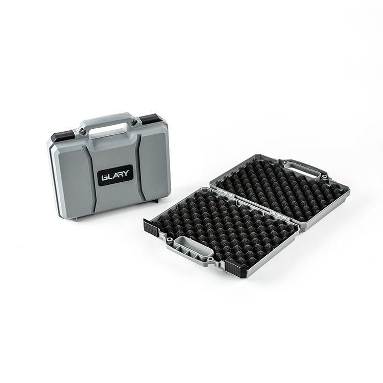 Glary Single Handgun Case Grey