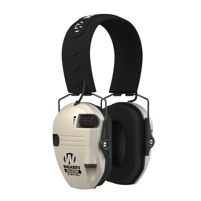 Walker&#39;s Razor Pro Digital Ear Muffs - Bone/White
