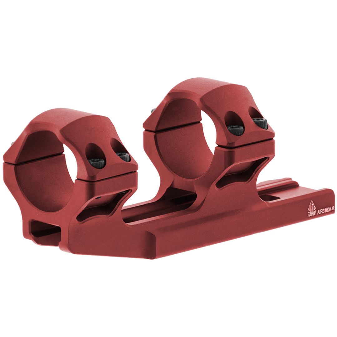 UTG ACCU-SYNC® 1&quot; Medium Profile 34mm Offset Picatinny Rings, Red