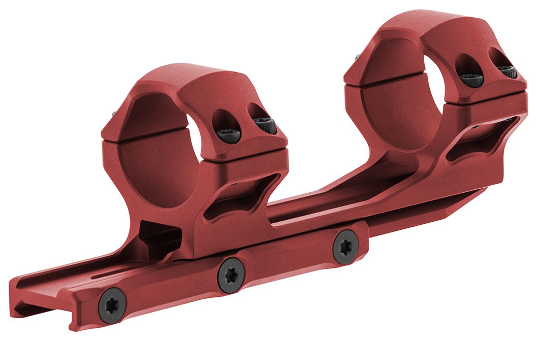 UTG® ACCU-SYNC® 30 mm Picatinny Cantilever Mount, 50 mm Offset, Medium Profile, Red