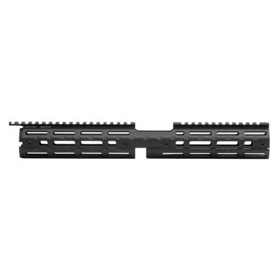UTG Pro AR15 Super Slim 15&quot; Carbine-Length Drop-In M-LOK Handguard - Extended Top Rail and FSP Cutout